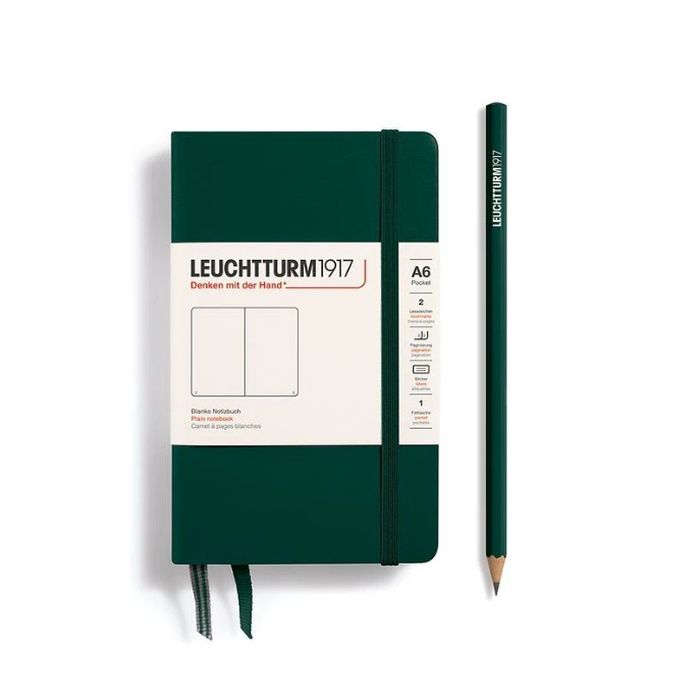 Leuchtturm1917 Notebook Forest Green Plain