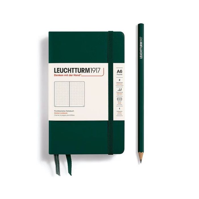 Leuchtturm1917 Notebook Forest Green Dotted