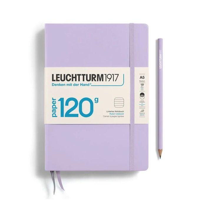 Leuchtturm1917 Notebook 120gsm Lilac Ruled