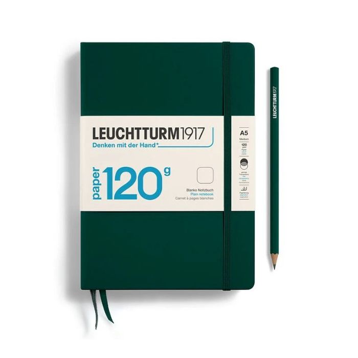 Leuchtturm1917 Notebook 120gsm Forest Green Plain