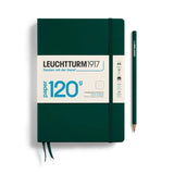 Leuchtturm1917 Notebook 120gsm Forest Green Dotted A5