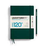 Leuchtturm1917 Notebook 120gsm Forest Green Ruled A5