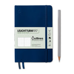 LEUCHTTURM1917 OUTLINES NOTEBOOK NAVY BLUE