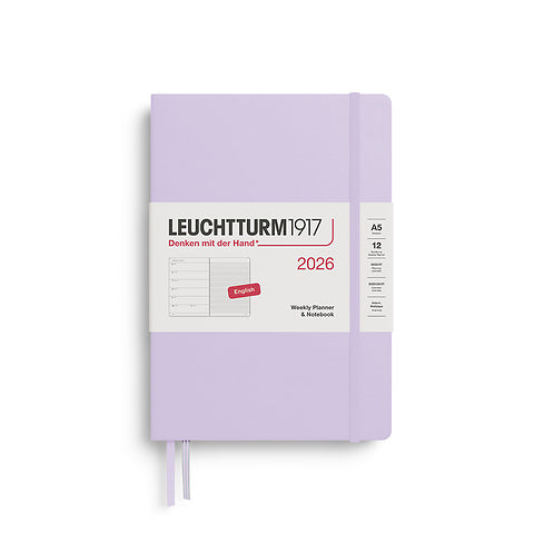 Leuchtturm1917 2026 Weekly Planner Lilac A5