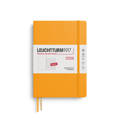 Leuchtturm1917 2026 Weekly Planner Rising Sun A5
