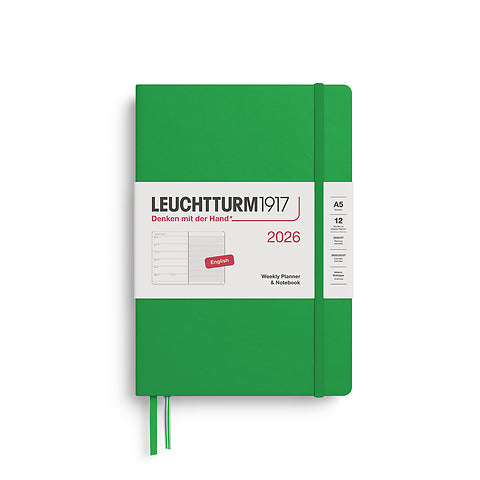Leuchtturm1917 2026 Weekly Planner Spring Leaf A5