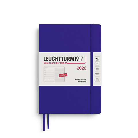 Leuchtturm1917 2026 Weekly Planner Ink A5