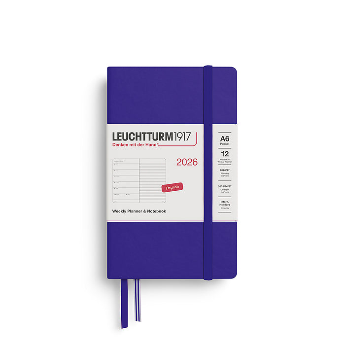 Leuchtturm1917 2026 Weekly Planner Ink A6