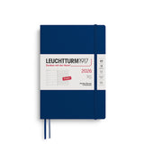 Leuchtturm1917 2026 Weekly Softcover Planner Navy A5