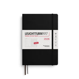 Leuchtturm1917 2026 Weekly Planner Black Dotted A5