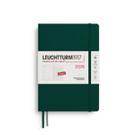 Leuchtturm1917 2026 Weekly Planner Forest Green Dotted A5