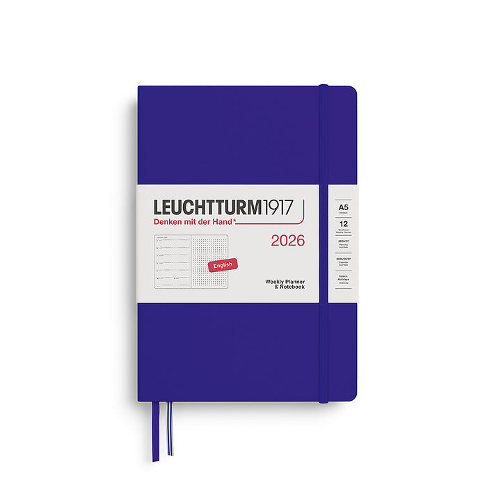 Leuchtturm1917 2026 Weekly Planner Ink Dotted A5