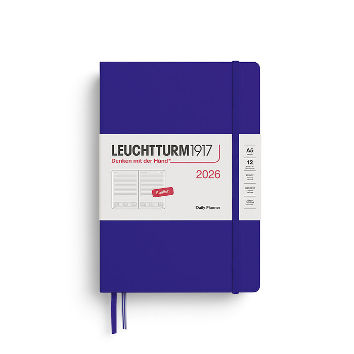 Leuchtturm1917 2026 Daily Planner Ink A5