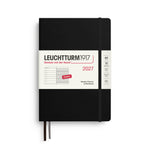 LEUCHTTURM1917 2027 WEEKLY PLANNER & NOTEBOOK BLACK