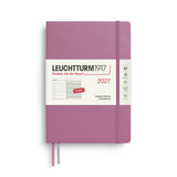 LEUCHTTURM1917 2027 WEEKLY PLANNER & NOTEBOOK DUSTY ROSE