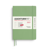 LEUCHTTURM1917 2027 WEEKLY PLANNER & NOTEBOOK SAGE