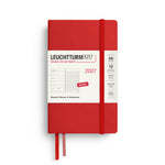 LEUCHTTURM1917 2027 WEEKLY PLANNER & NOTEBOOK CHERRY