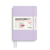 LEUCHTTURM1917 2027 WEEKLY PLANNER & NOTEBOOK LILAC SOFTCOVER