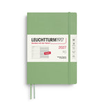LEUCHTTURM1917 2027 WEEKLY PLANNER & NOTEBOOK SAGE SOFTCOVER