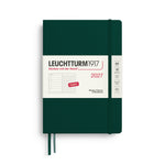 LEUCHTTURM1917 2027 WEEKLY PLANNER & NOTEBOOK FOREST GREEN DOTTED