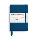 LEUCHTTURM1917 2027 WEEKLY PLANNER & NOTEBOOK INDIGO DOTTED
