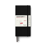 LEUCHTTURM1917 2027 WEEKLY PLANNER & NOTEBOOK BLACK DOTTED