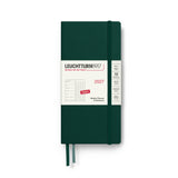 LEUCHTTURM1917 2027 WEEKLY PLANNER & NOTEBOOK FOREST GREEN DOTTED