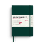 LEUCHTTURM1917 2027 DAILY PLANNER FOREST GREEN
