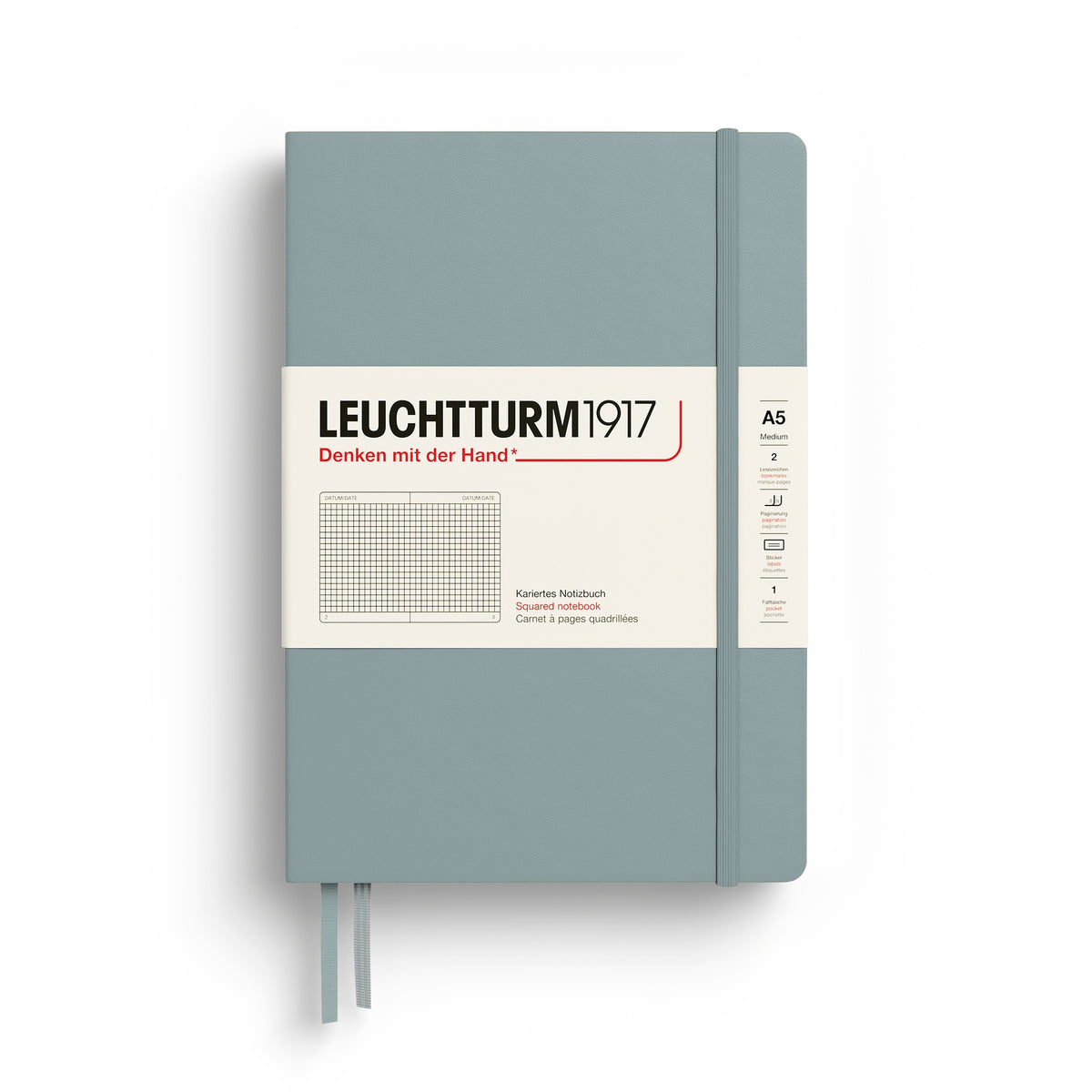 LEUCHTTURM1917 NOTEBOOK DOVE SQUARED