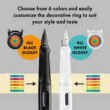 LAMY SAFARI FOUNTAIN PEN ALL WHITE EXTRA FINE