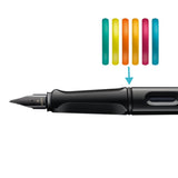 LAMY SAFARI FOUNTAIN PEN ALL BLACK MEDIUM