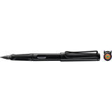 LAMY SAFARI FOUNTAIN PEN ALL BLACK MEDIUM