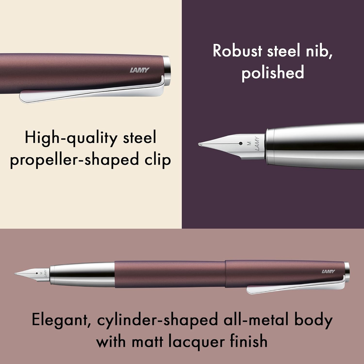 LAMY STUDIO LTD FOUNTAIN PEN ORION MATT 066