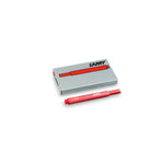 Lamy T10 Ink Cartridges Red Packet 5