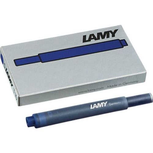 Lamy T10 Ink Cartridges Blue Black Packet 5