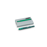 Lamy T10 Ink Cartridges Green Packet 5