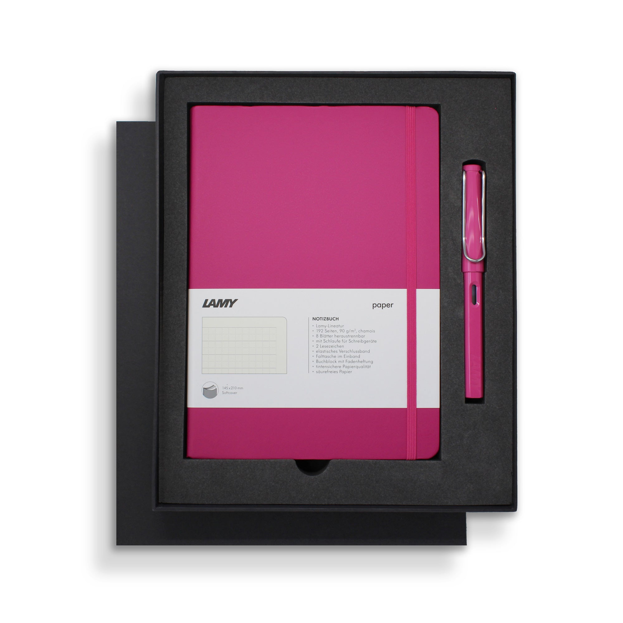 Lamy Notebook & Fountain Pen Gift Set Pink