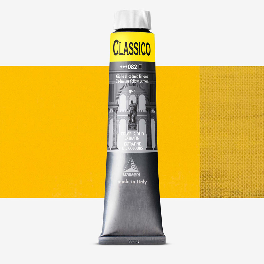 Maimeri Classico Oil Paint Cadmium Yellow Lemon