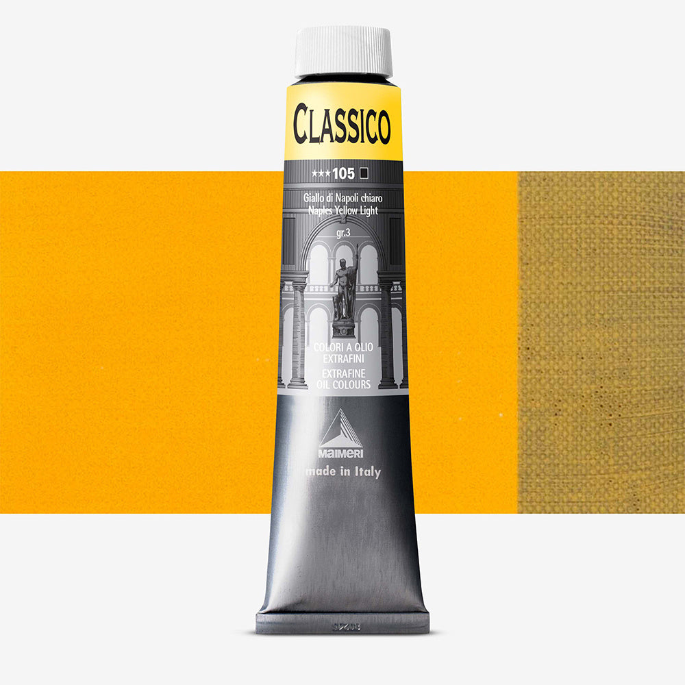 Maimeri Classico Oil Paint Naples Yellow Light