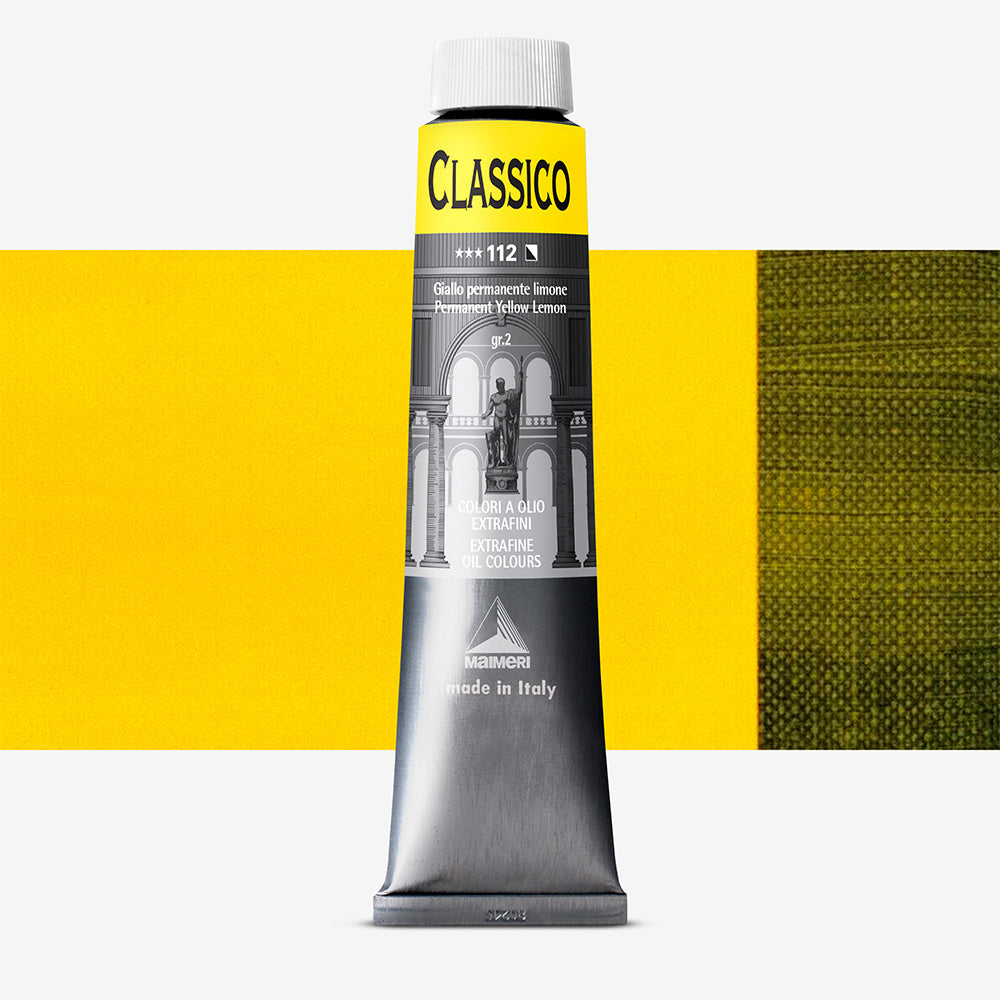 Maimeri Classico Oil Paint Permanent Yellow Lemon