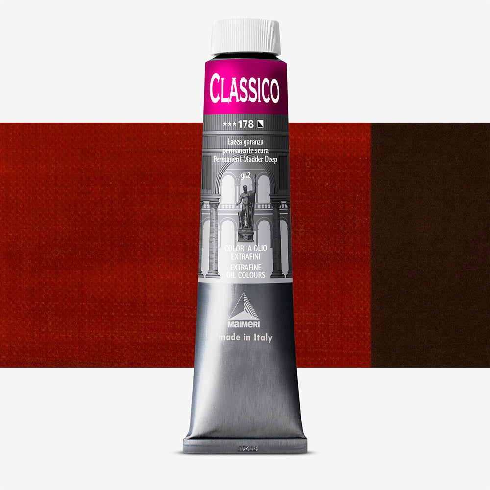 Maimeri Classico Oil Paint Permananent Madder Deep