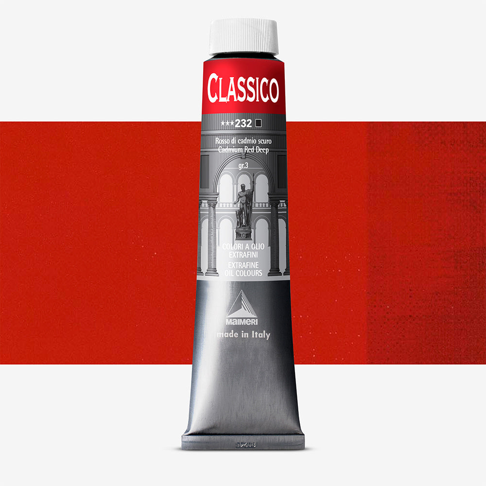 Maimeri Classico Oil Paint Cadmium Red Deep