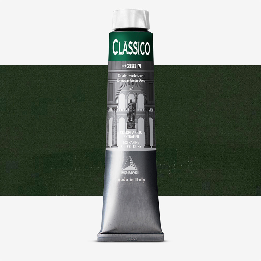 Maimeri Classico Oil Paint Cinnabar Green Deep