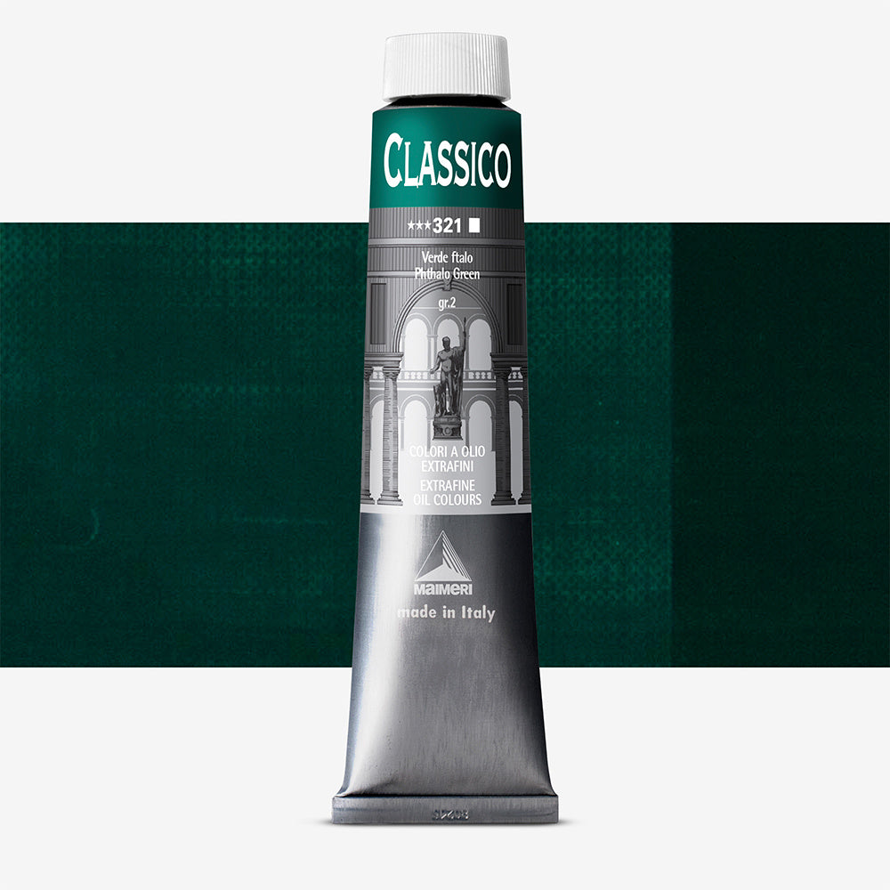 Maimeri Classico Oil Paint Phthalo Green