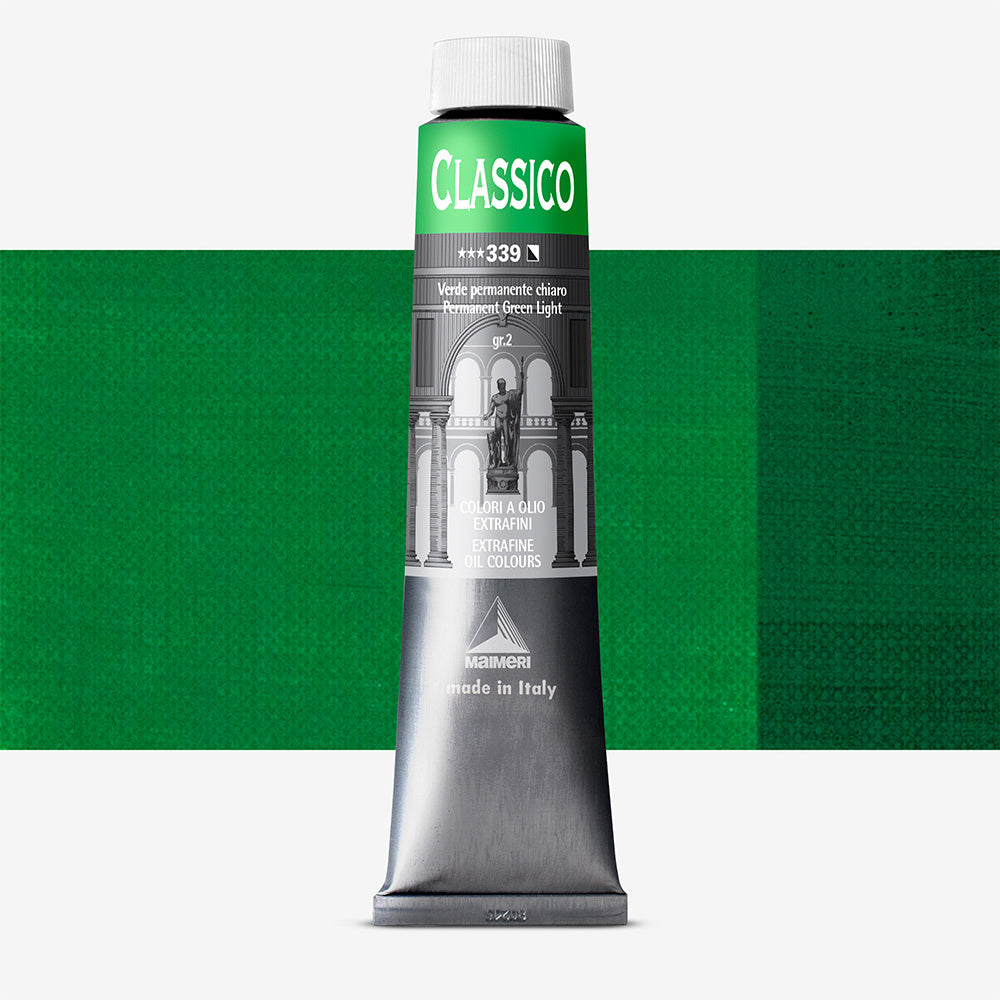 Maimeri Classico Oil Paint Permanent Green Light