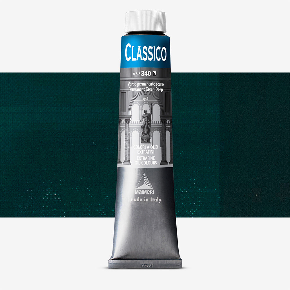 Maimeri Classico Oil Paint Permanent Green Deep