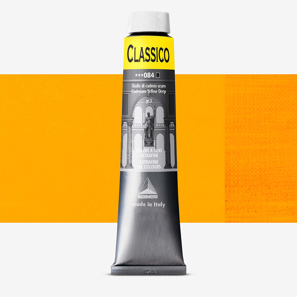 Maimeri Classico Oil Paint Cadmium Yellow Deep