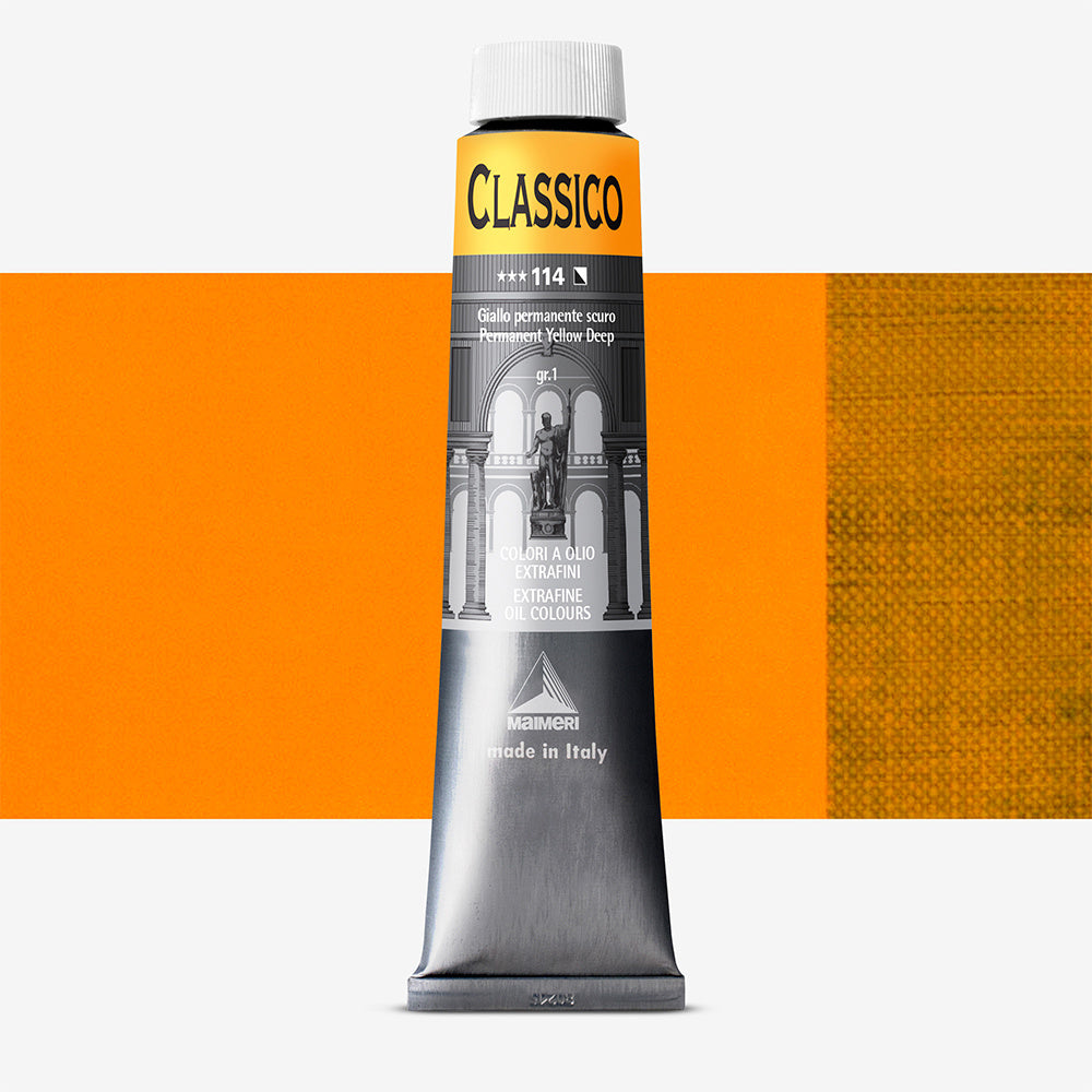 Maimeri Classico Oil Paint Permanent Yellow Deep