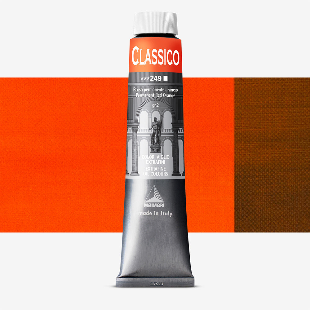 Maimeri Classico Oil Paint Permanent Red Orange