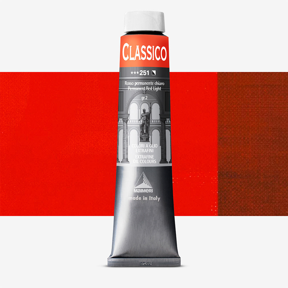 Maimeri Classico Oil Paint Permanent Red Light
